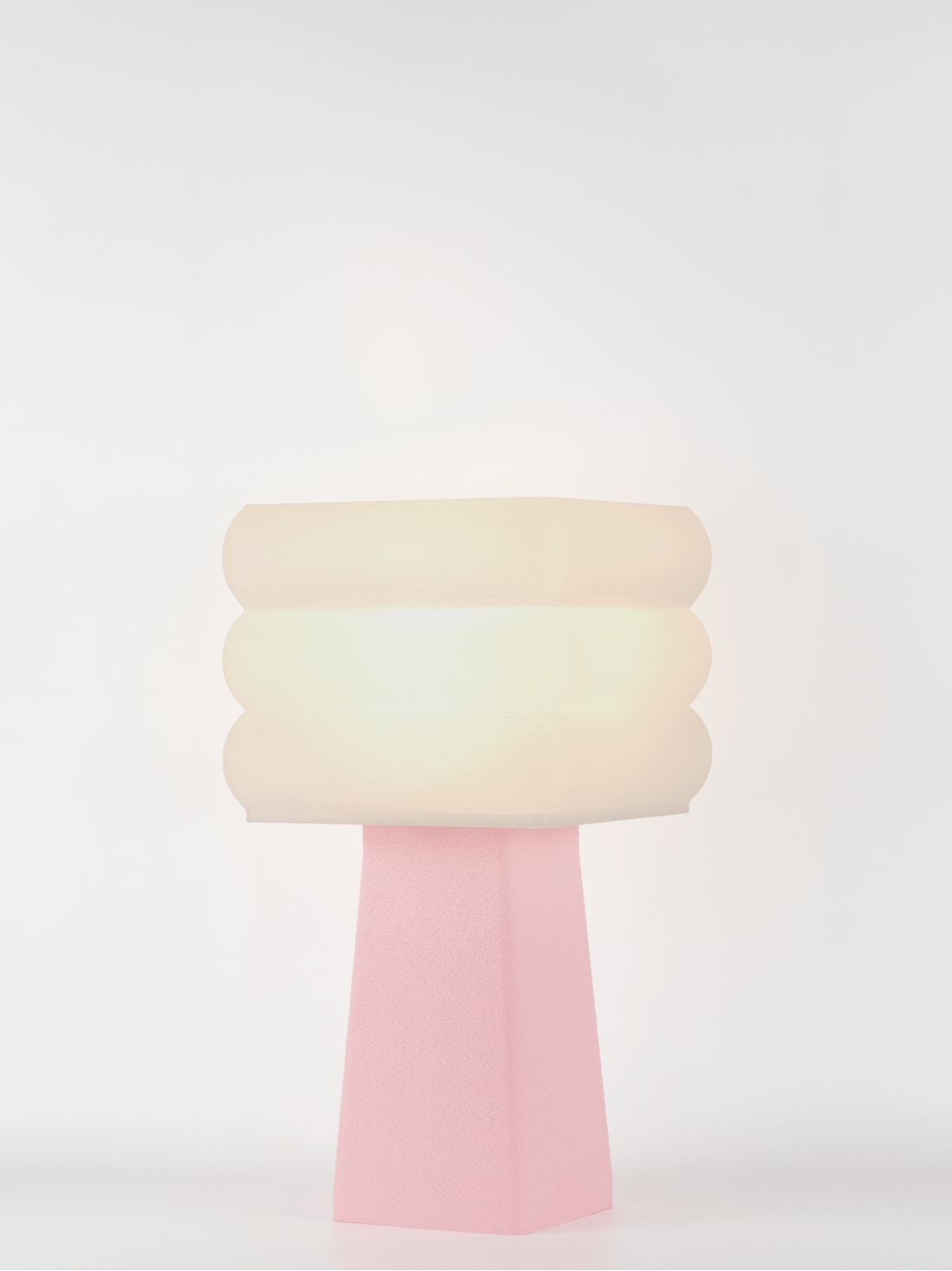Isabelle – Lampe à poser pastel rose, médium
