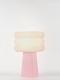 Isabelle – Lampe à poser pastel rose, médium