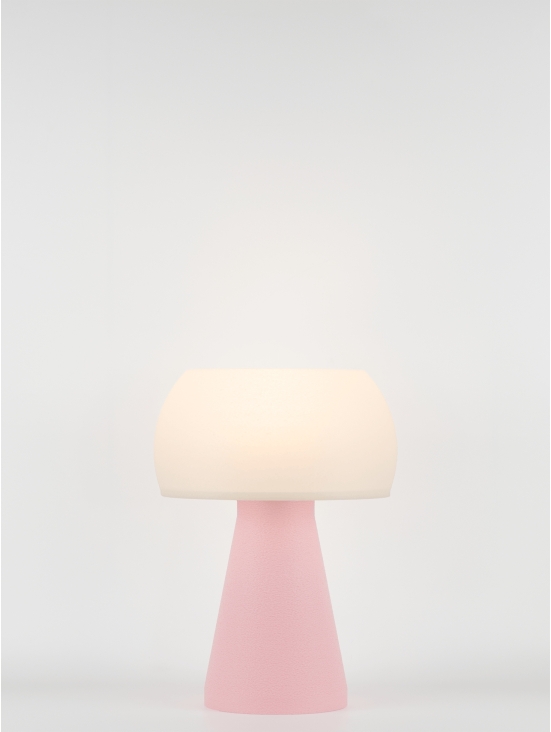 Annie – Lampe à poser pastel rose, small