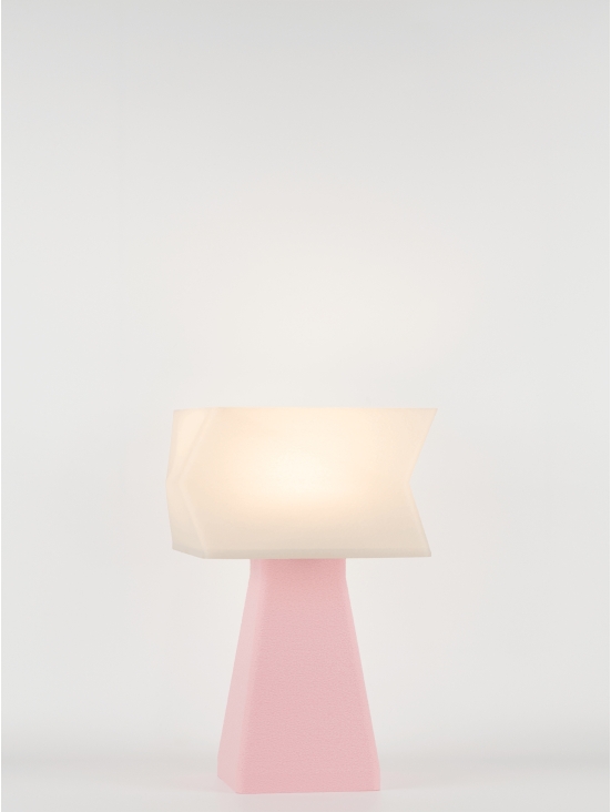 Juliane – Lampe à poser pastel rose, small