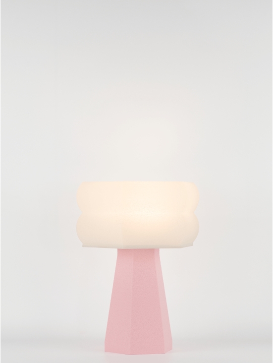 Aline – Lampe à poser pastel rose, small