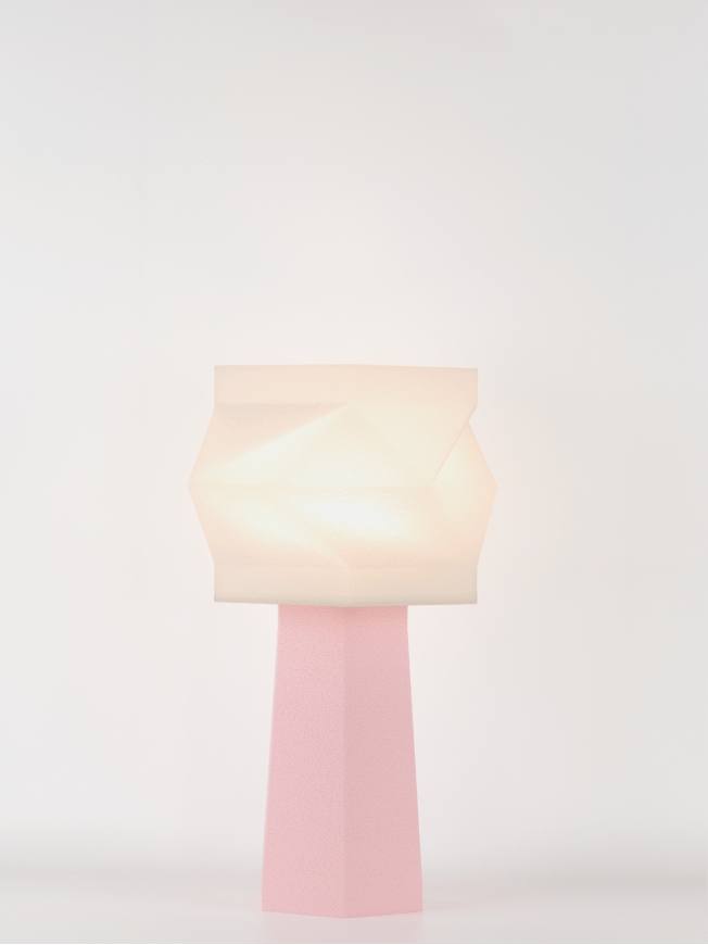 Elise – Lampe à poser pastel rose, médium