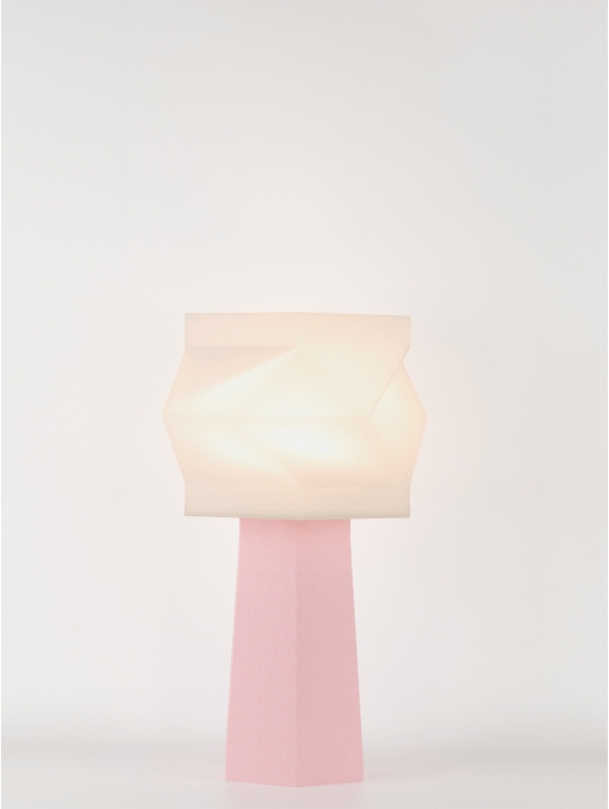 Elise – Lampe à poser pastel rose, médium