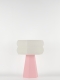 Aline – Lampe à poser pastel rose, small