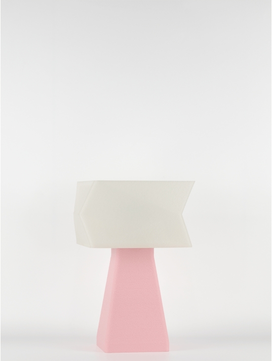 Juliane – Lampe à poser pastel rose, small