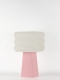 Isabelle – Lampe à poser pastel rose, médium