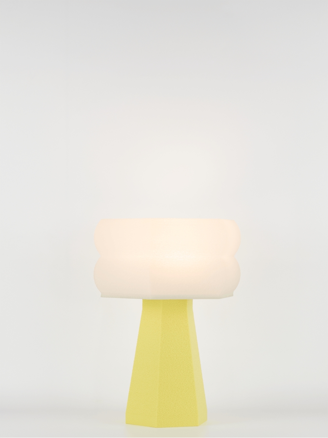 Aline – Lampe à poser pastel jaune, small