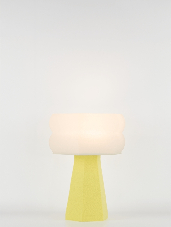 Aline – Lampe à poser pastel jaune, small