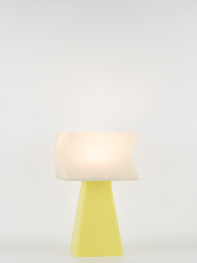 Juliane – Lampe à poser pastel jaune, small