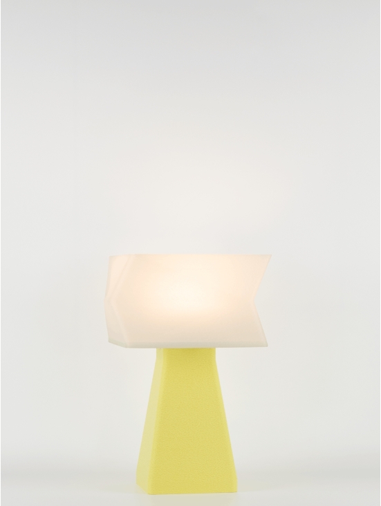 Juliane – Lampe à poser pastel jaune, small
