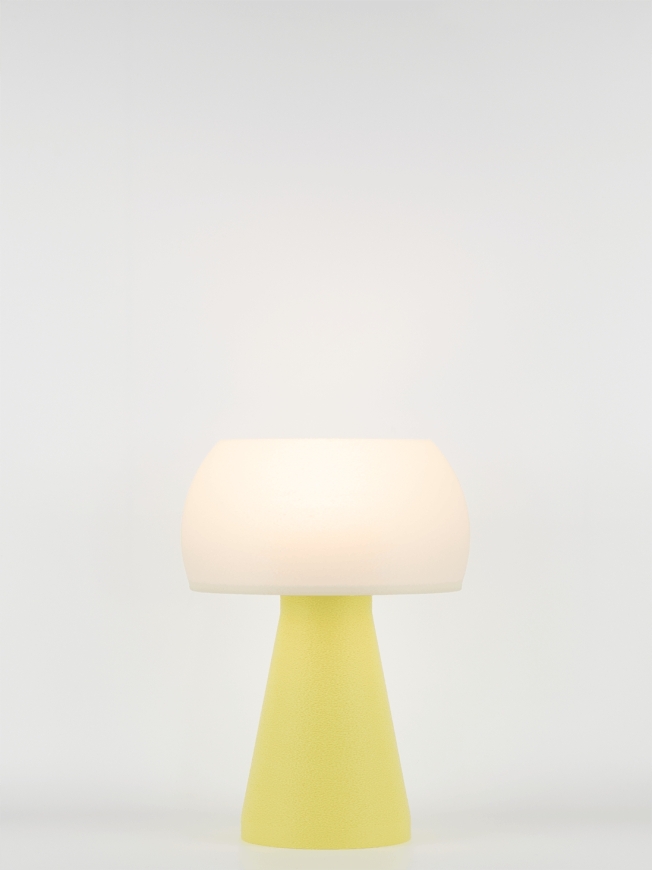 Annie – Lampe à poser pastel jaune, small