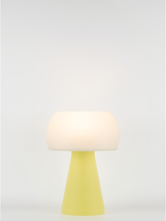 Annie – Lampe à poser pastel jaune, small