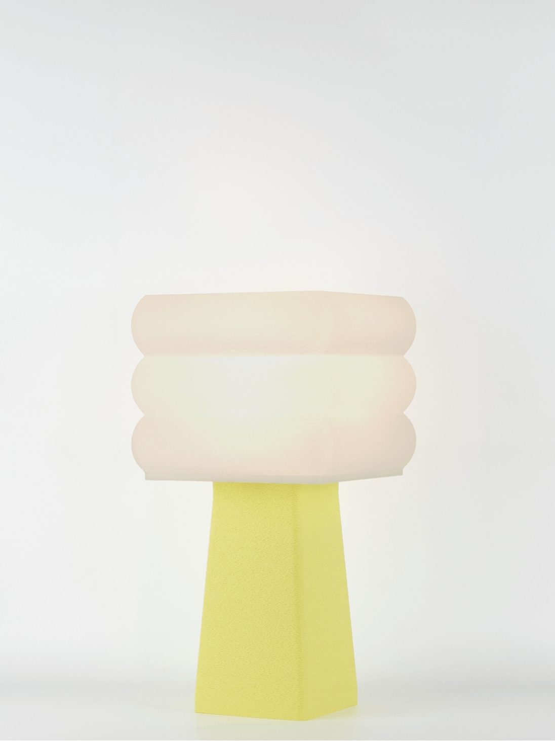 Isabelle – Lampe à poser pastel jaune, médium