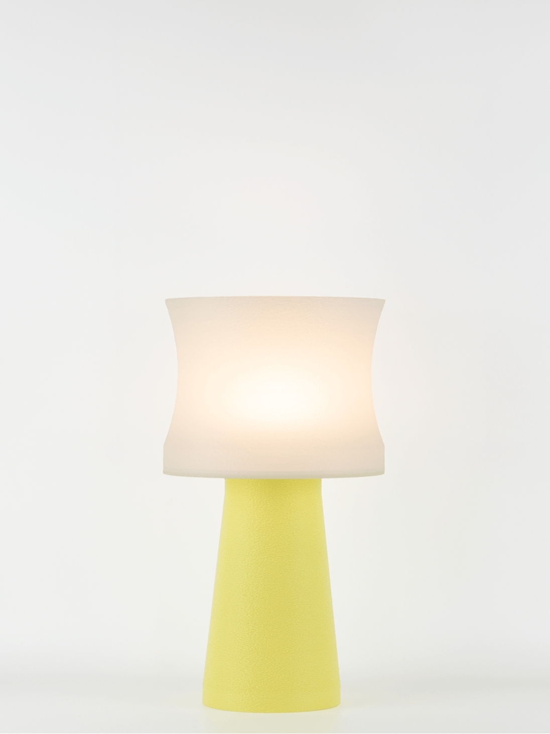 Aurélie – Lampe à poser pastel jaune, médium