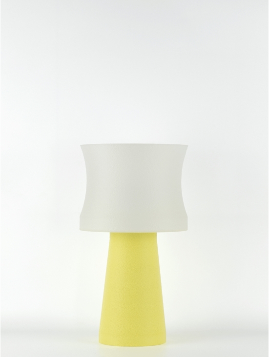 Aurélie – Lampe à poser pastel jaune, médium