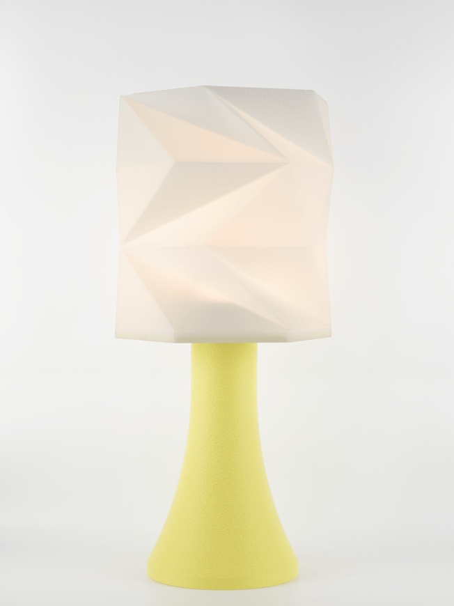 Simone – Lampe pastel jaune, extra large