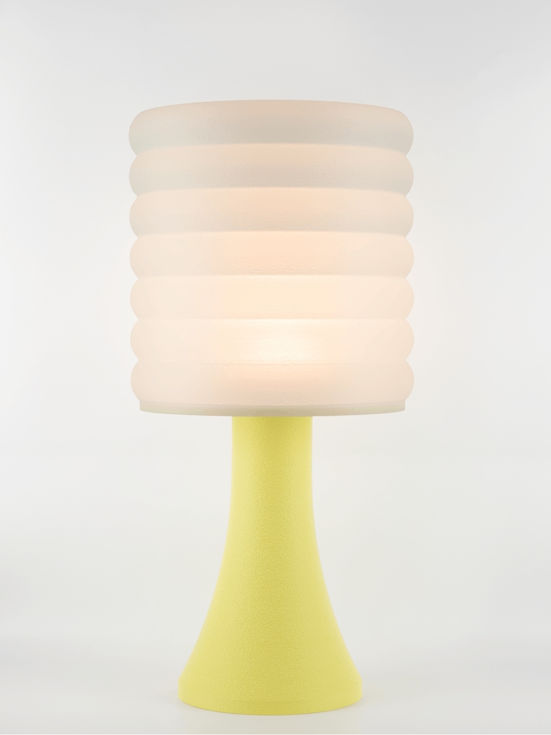 Micheline – Lampe pastel jaune, extra large