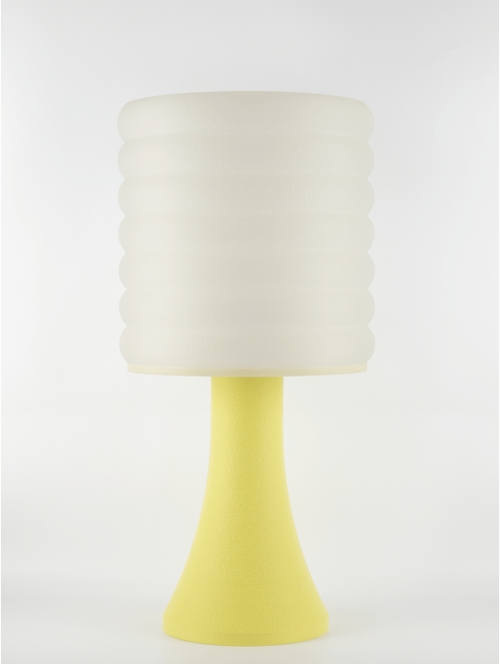 Micheline – Lampe pastel jaune, extra large