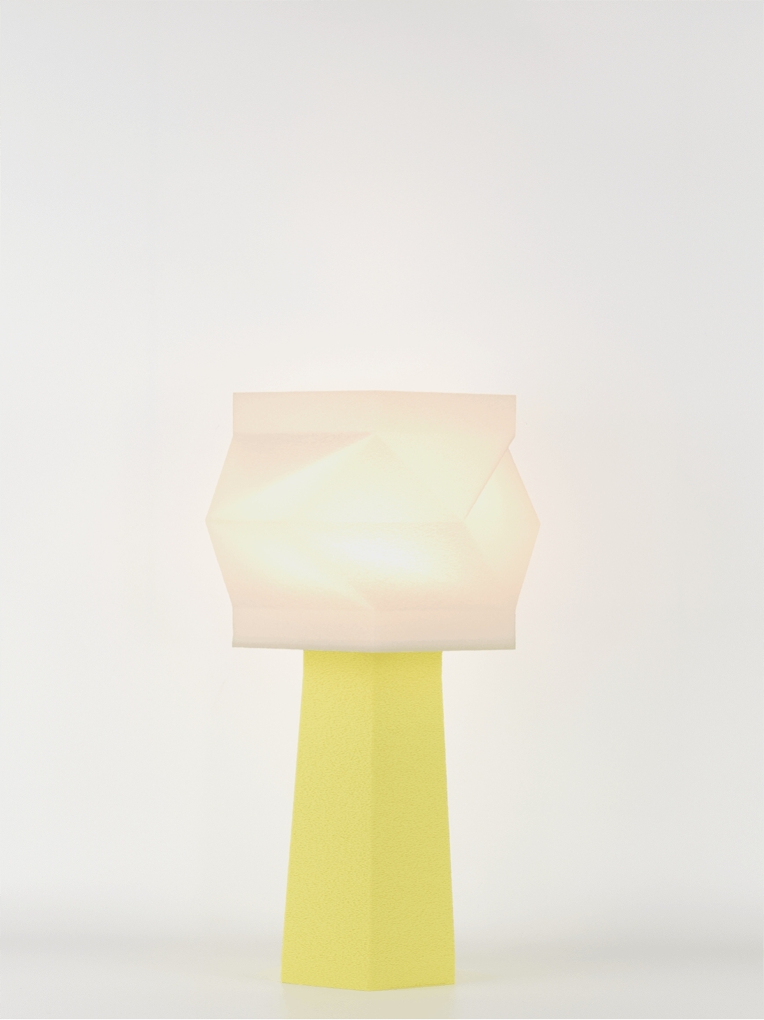 Elise – Lampe à poser pastel jaune, médium