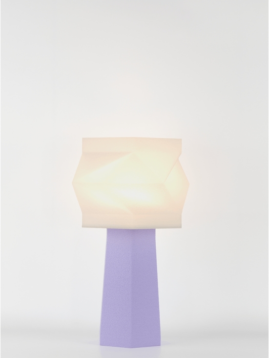 Elise – Lampe à poser pastel lilas, médium