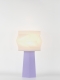 Elise – Lampe à poser pastel lilas, médium