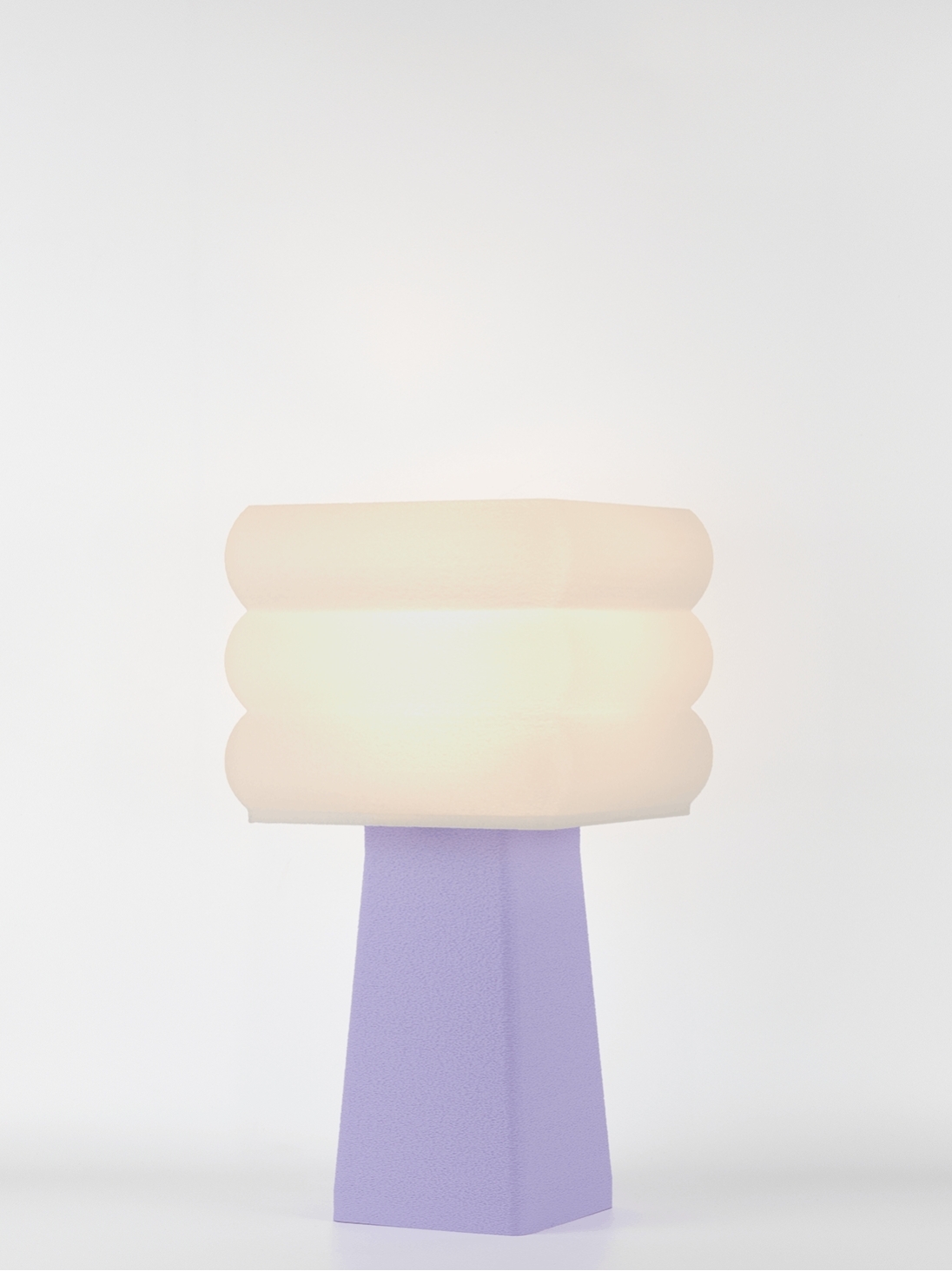 Isabelle – Lampe à poser pastel lilas, médium