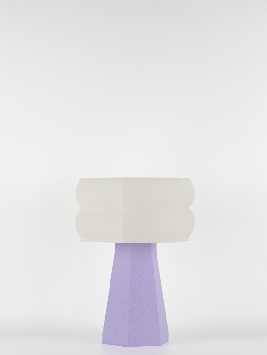 Aline – Lampe à poser pastel lilas, small