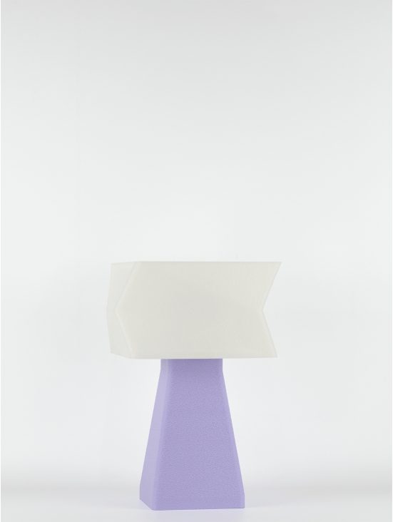 Juliane – Lampe à poser pastel lilas, small