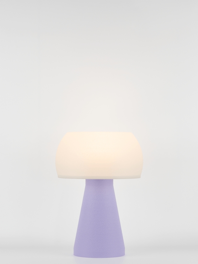 Annie – Lampe à poser pastel lilas, small