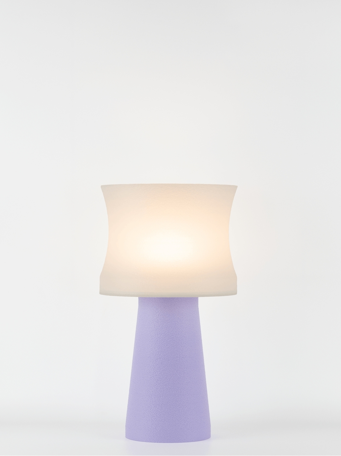 Aurélie – Lampe à poser pastel lilas, médium