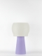 Clemence – Lampe à poser pastel lilas, médium Clemence – Lampe à poser pastel lilas, médium