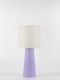 Coralie – Lampe à poser pastel lilas, large