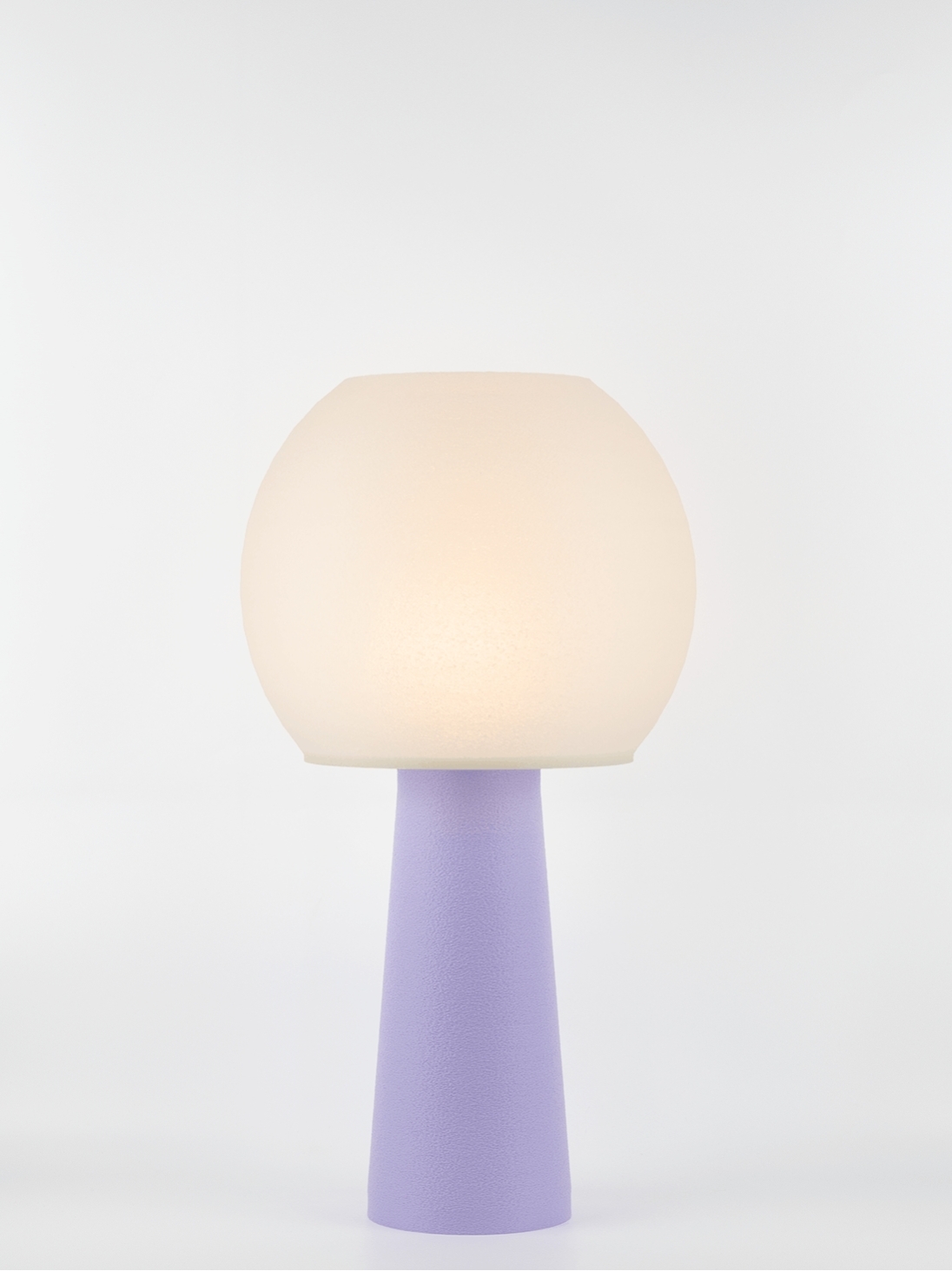 Clarisse – Lampe à poser pastel lilas, large
