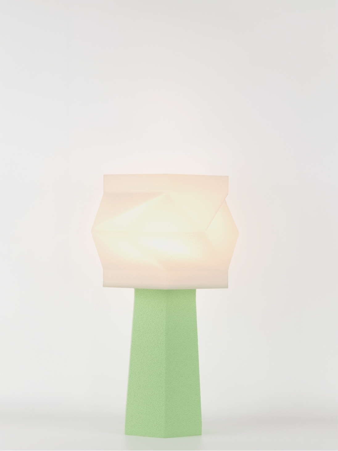 Elise – Lampe à poser pastel verte, médium