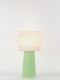 Elise – Lampe à poser pastel verte, médium