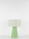 Aline – Lampe à poser pastel verte, small