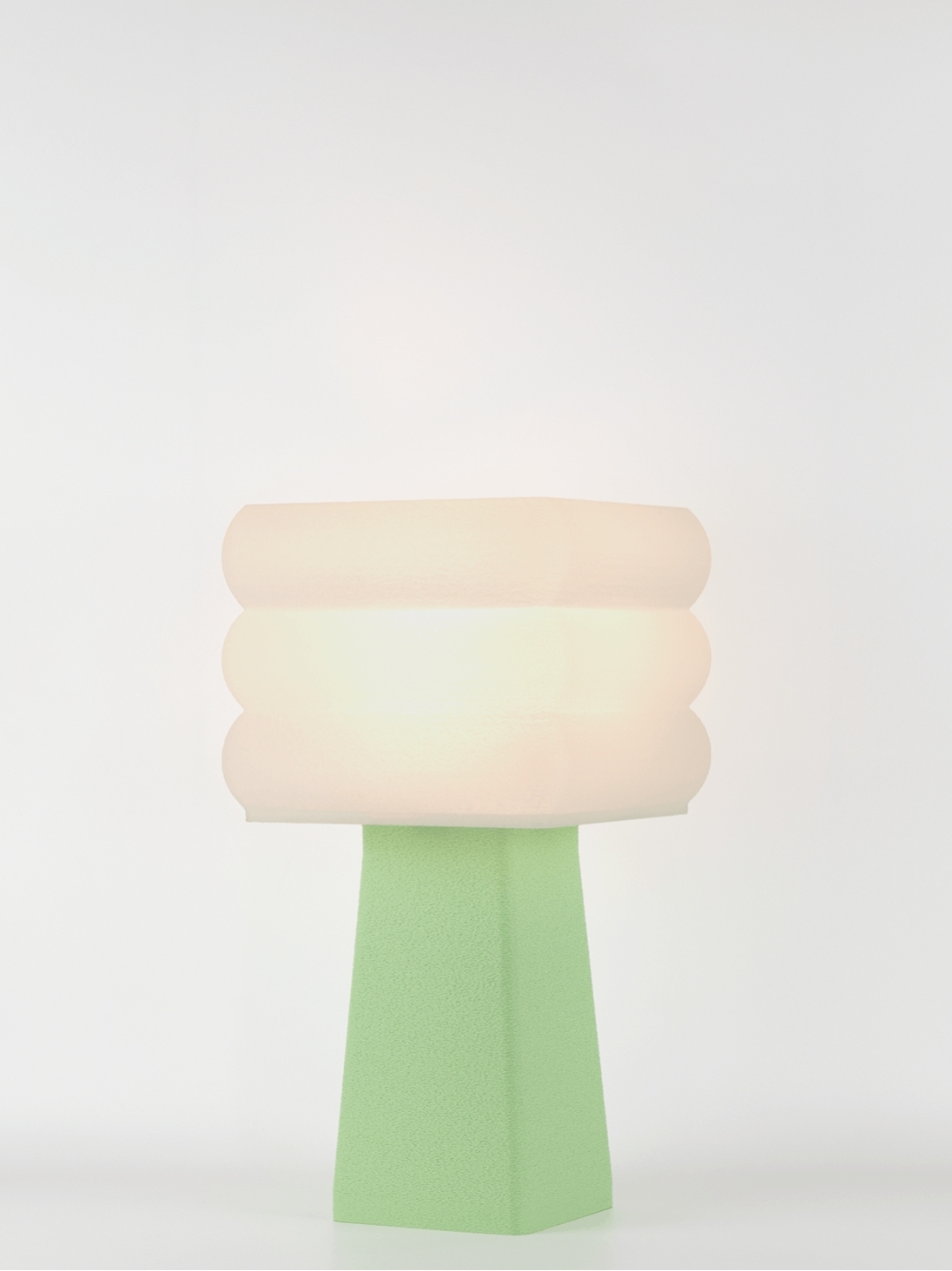 Isabelle – Lampe à poser pastel verte, médium