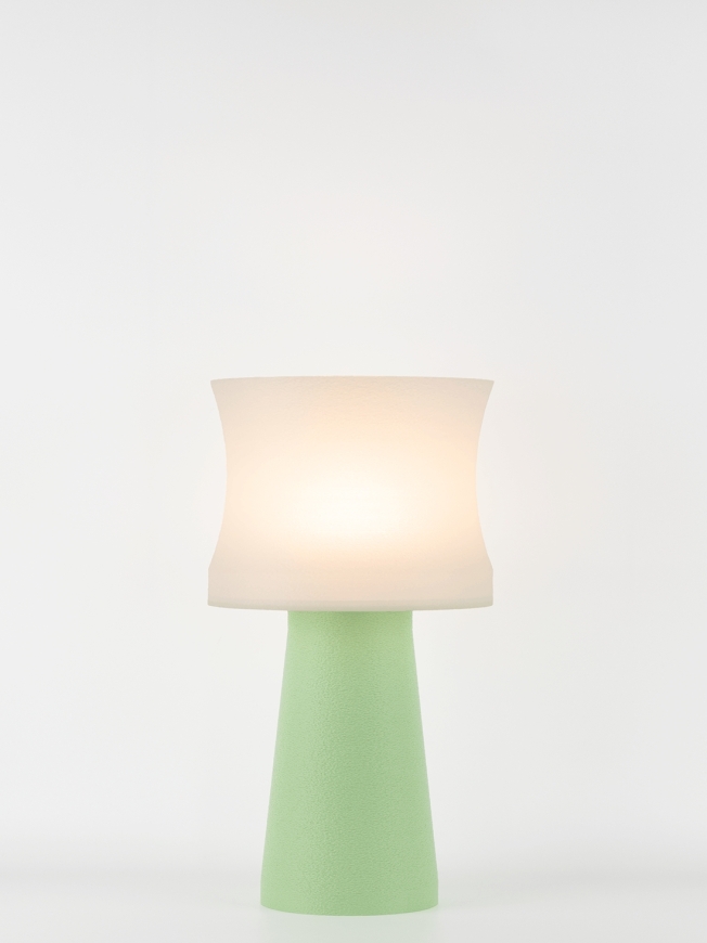 Aurélie – Lampe à poser pastel verte, médium
