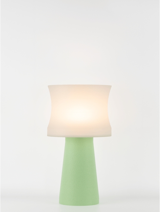 Aurélie – Lampe à poser pastel verte, médium