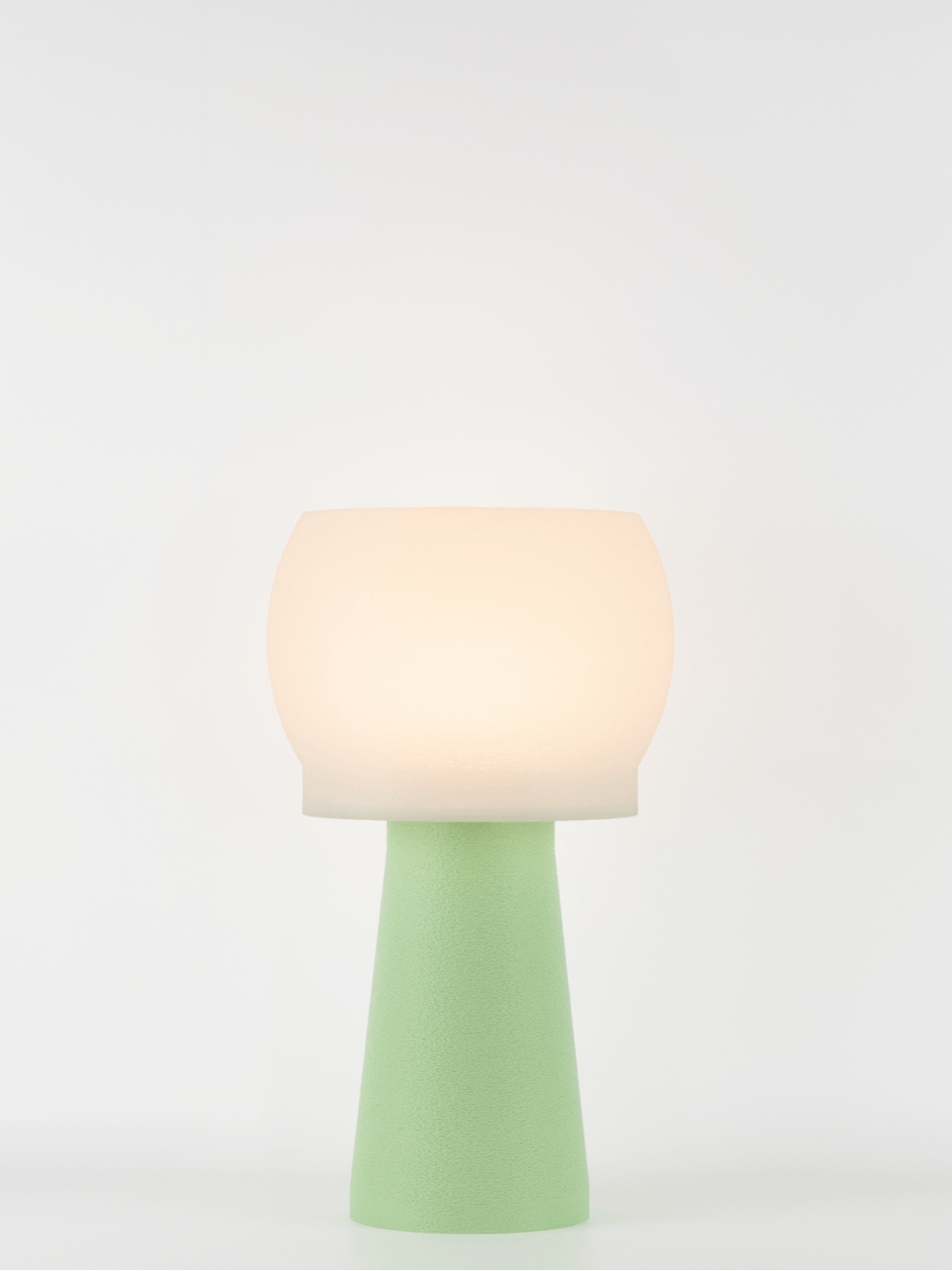 Clemence – Lampe à poser pastel verte, médium