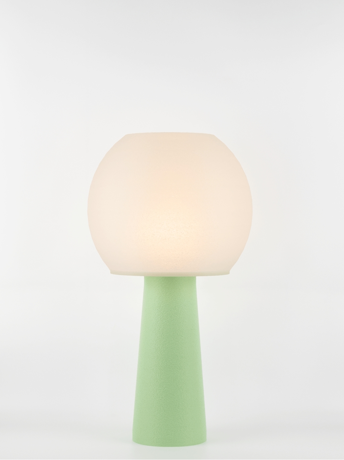 Clarisse – Lampe à poser pastel verte, large