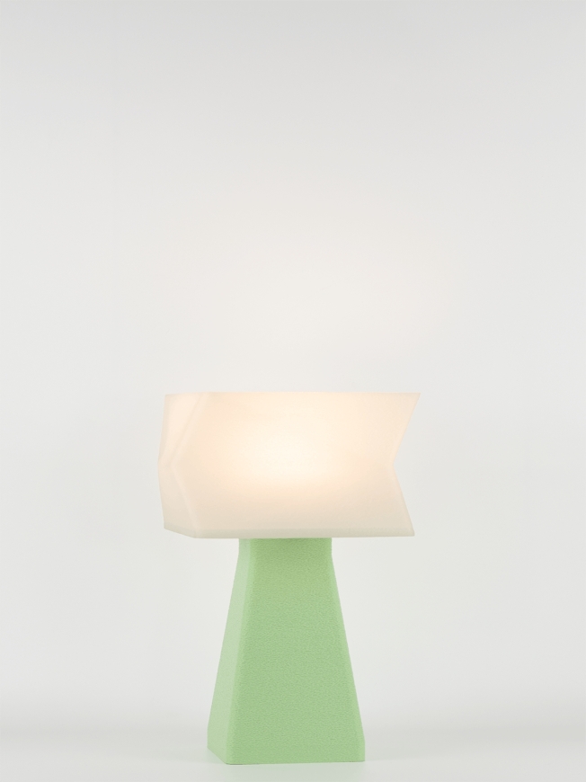 Juliane – Lampe à poser pastel verte, small