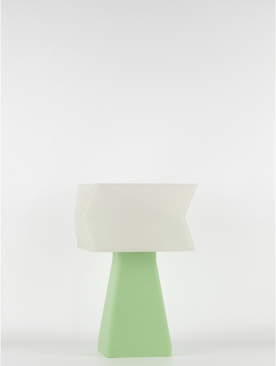 Juliane – Lampe à poser pastel verte, small