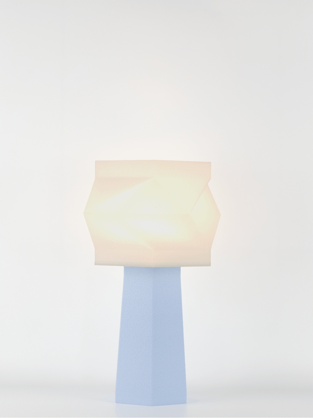 Elise – Lampe à poser pastel bleu, médium