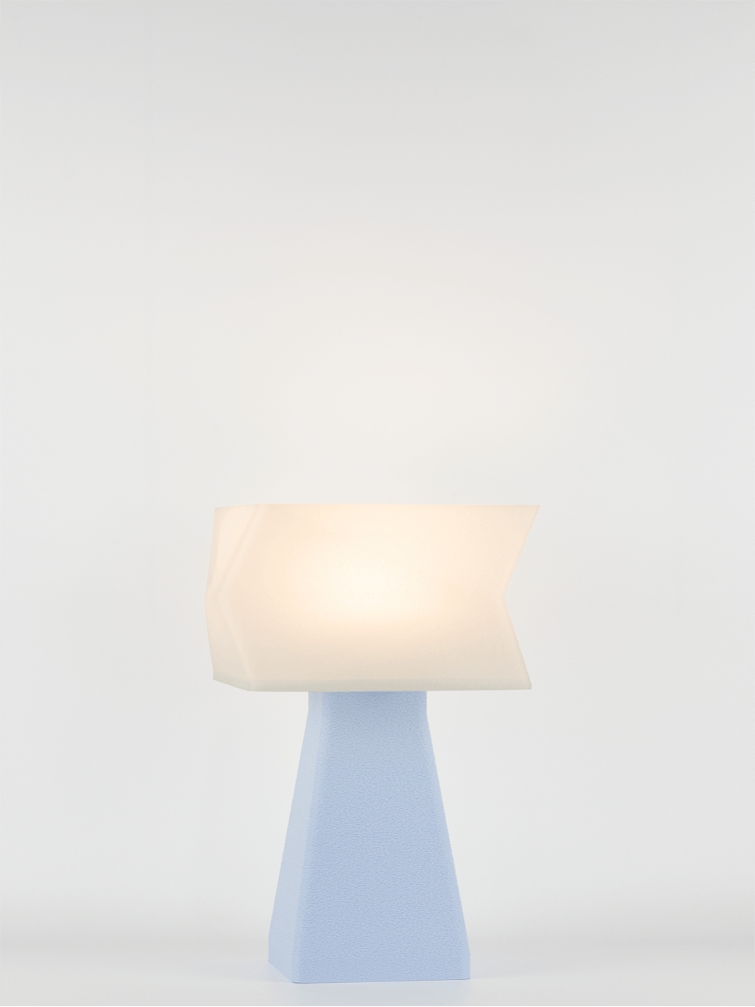 Juliane – Lampe à poser pastel bleu, small