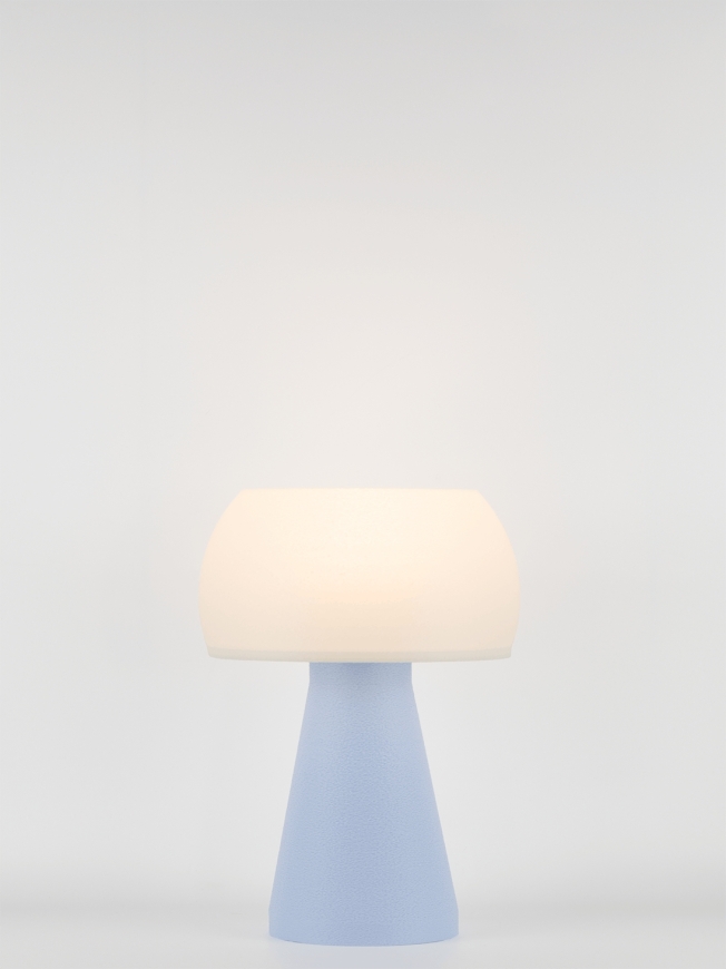 Annie – Lampe à poser pastel bleu, small