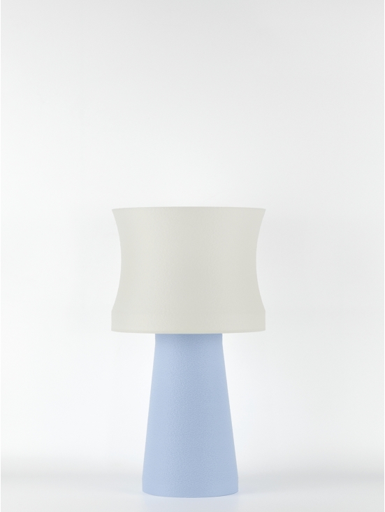 Aurélie – Lampe à poser pastel bleu, médium