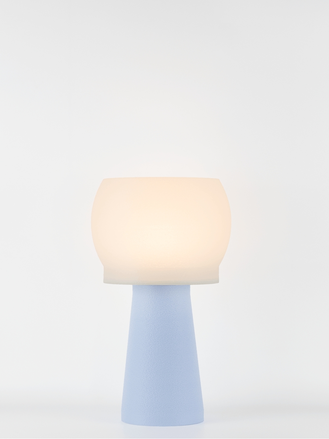Clemence – Lampe à poser pastel bleu, médium
