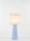 Coralie – Lampe à poser pastel bleu, large Coralie – Lampe à poser pastel bleu, large
