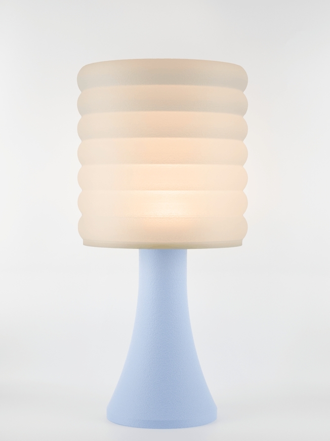 Micheline – Lampe pastel bleu, extra large